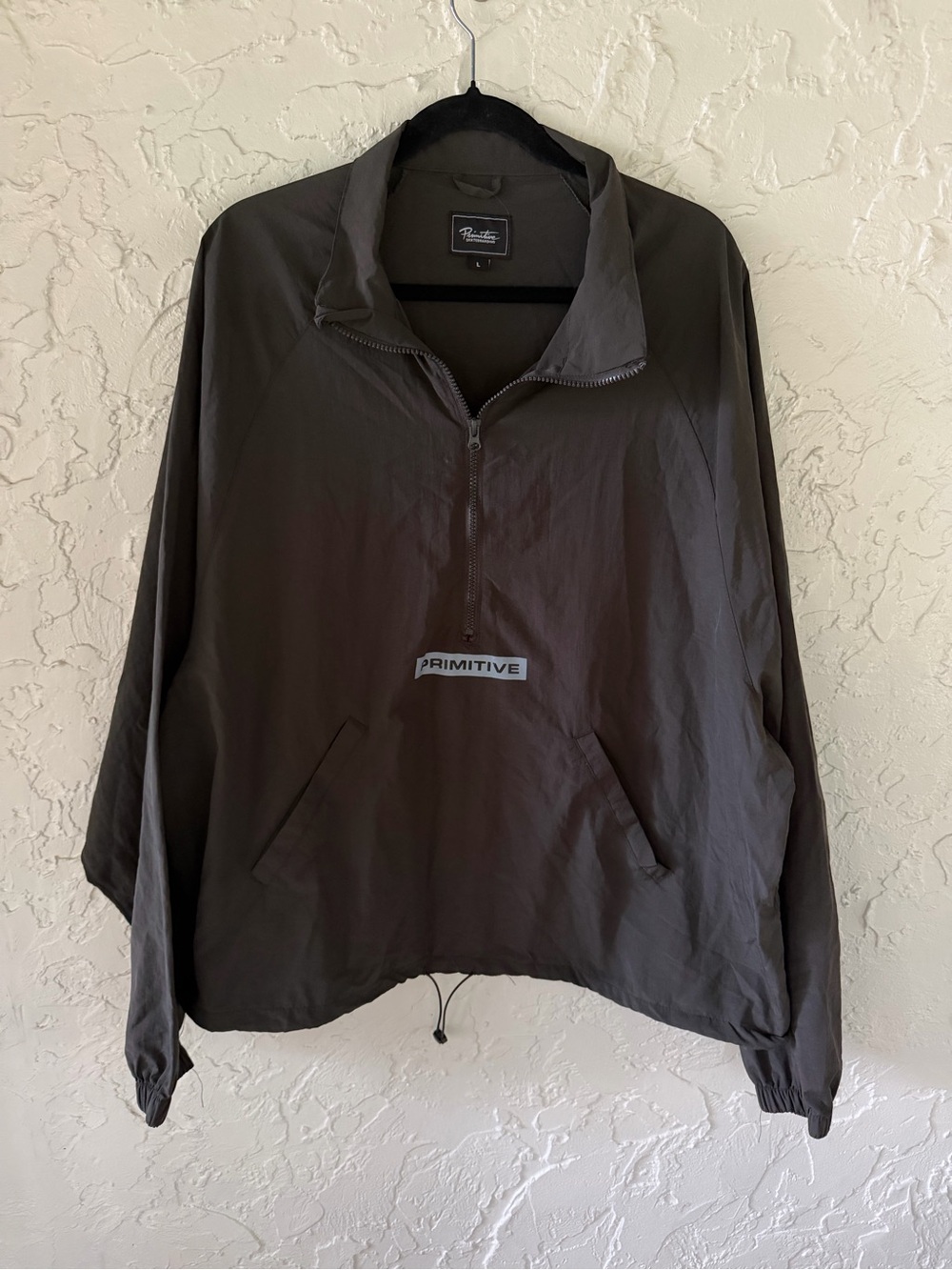 Primitive Dark Gray Skatewear Jacket with Logo Patch